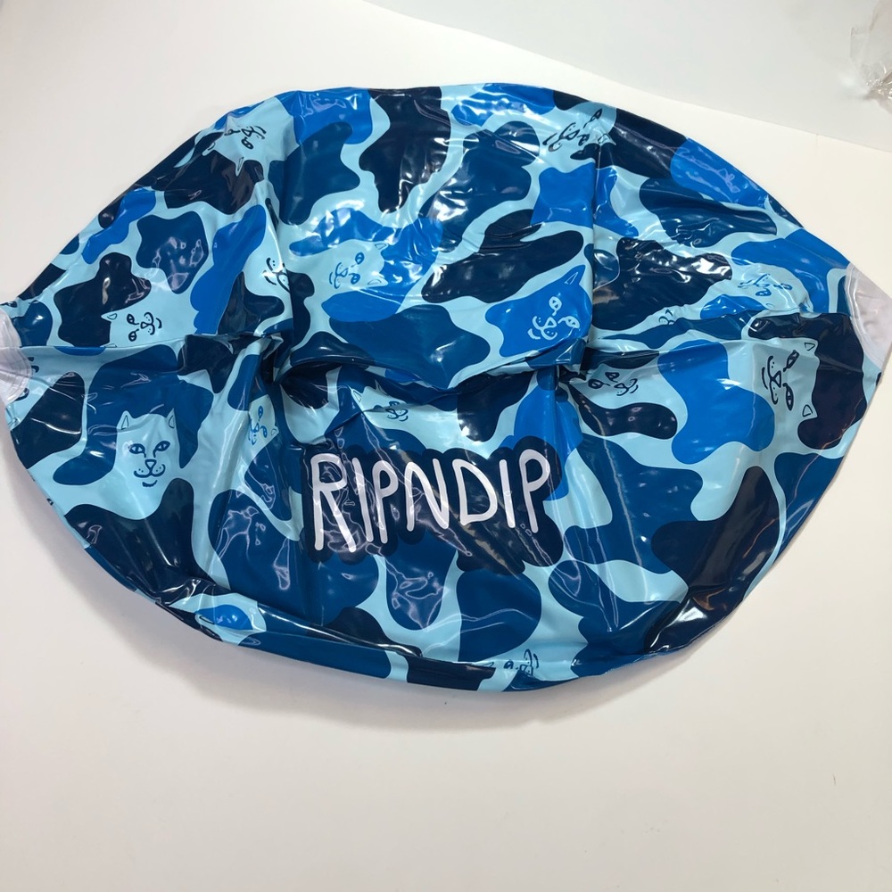 RipNDip Blue Camo Inflatable Beach Ball Toy - Picture 2 of 4